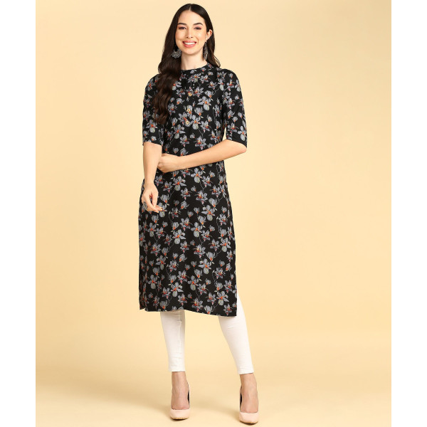 SP-Elegant Printed Crepe Kurtis for Casual Chic [L...