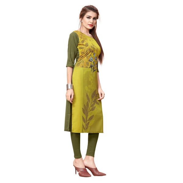 SP-Elegance in Every Stitch: Beautiful Printed Crepe Kurtis [Low Budget Product]