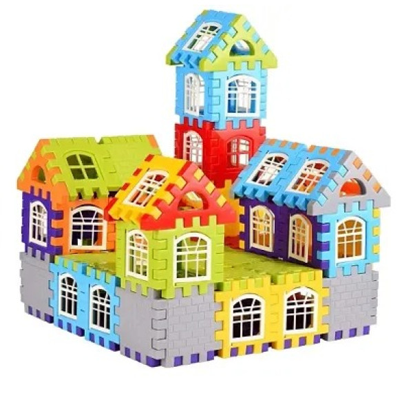 GR-Building Blocks for Kids - 72 Piece House Block...