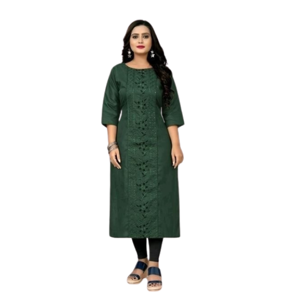 SP- Cotton Embroidered Kurti [Low Budget Product]