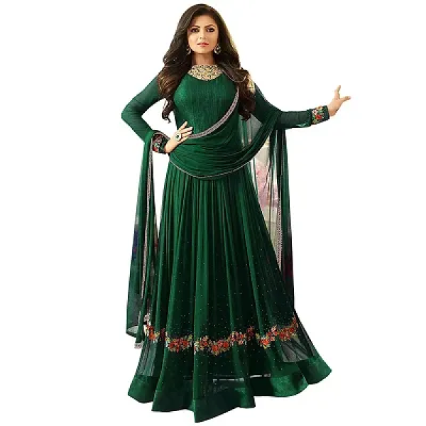 GR-High-quality Om Creation Women's Green Anarkali...