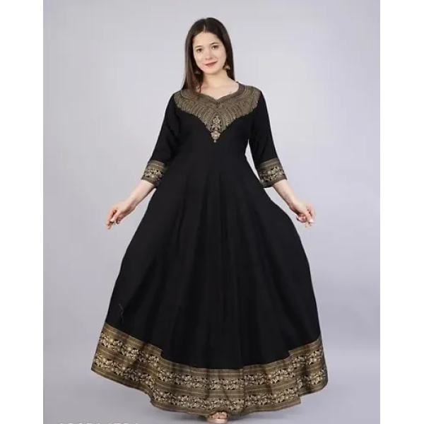 GR-Premium-quality Fancy Rayon Anarkali Kurti for ...