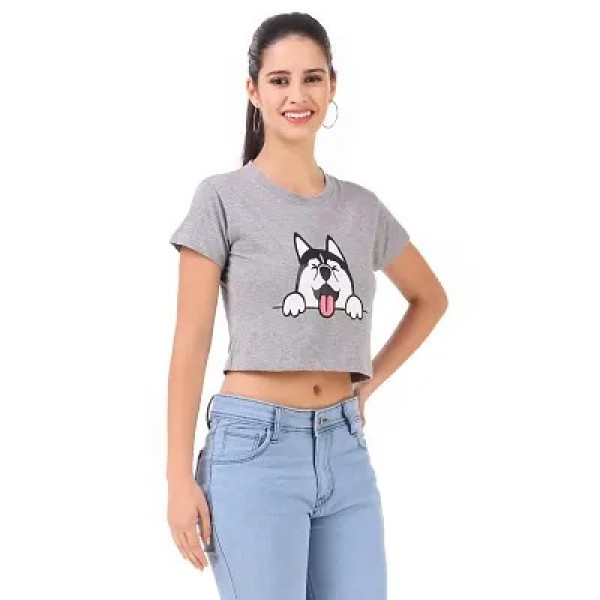 GR-THE LION'S SHARE Western Crop Top Combo for Women (Set of 2) [Low Budget Product]