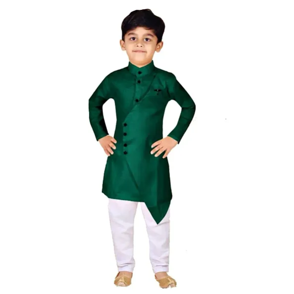 GR-Arrow Style Boys' Ethnic Wear Kurta Pajama Dress Set [Low Budget Product]