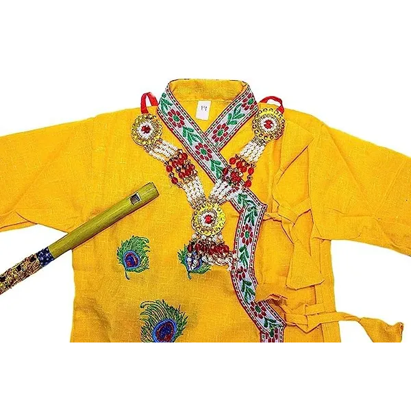 GR-Fancy Krishna Costume for Kids - Janmashtami Dr...