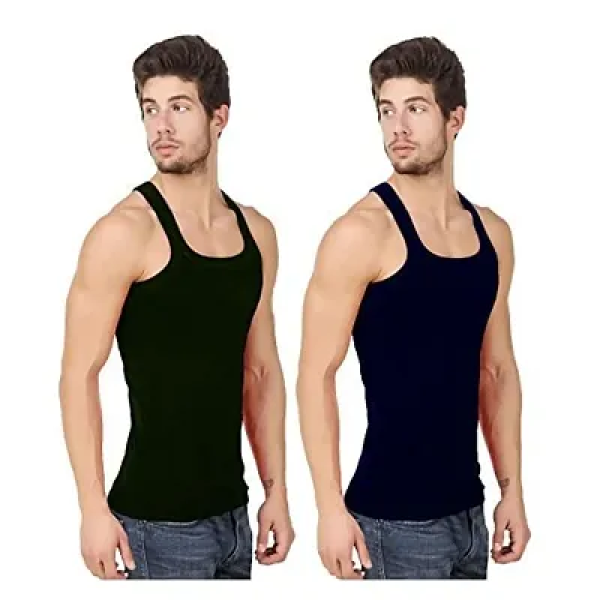 GR-HAP Gymvest/Pack of Two/Tanktop/Multicolor Innerwear [Low Budget Product]