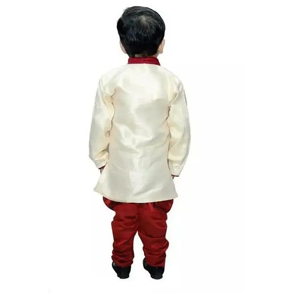 GR-Kids Boys' Classic Ethnic Wear Set - Cotton Blend [Low Budget Product]