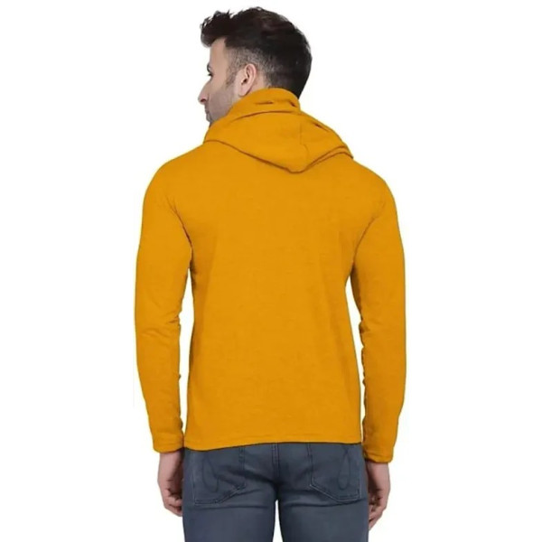 GR-Stylish Yellow Hoodie for Men [Low Budget Product]