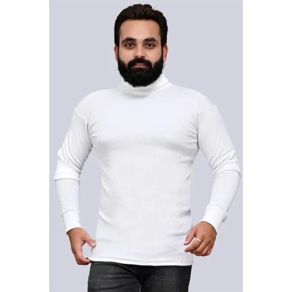 GR-Trendy High-Neck Cotton Sweater for Men [Low Budget Product]
