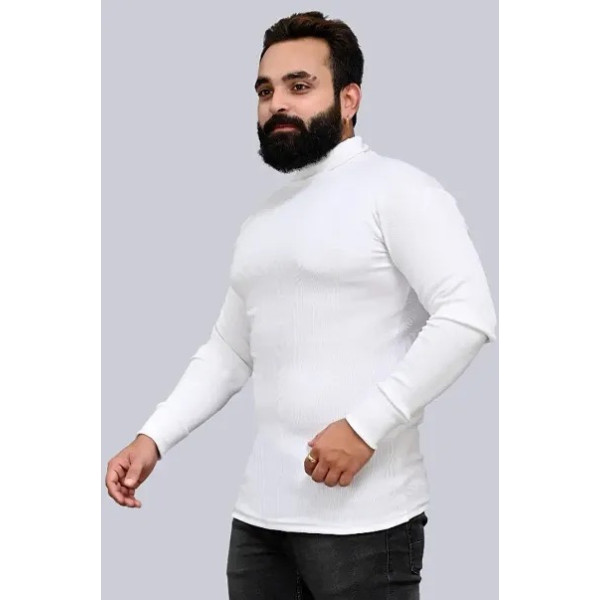GR-Trendy High-Neck Cotton Sweater for Men [Low Budget Product]