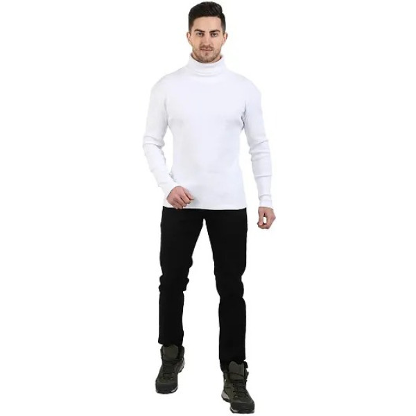GR-Stylish Wool Blend High-Neck Sweater for Men [Low Budget Product]