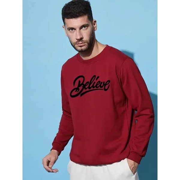 GR-Moyzikh Don't Quit Print Polyester Blend Sweatshirt [Premium Product]