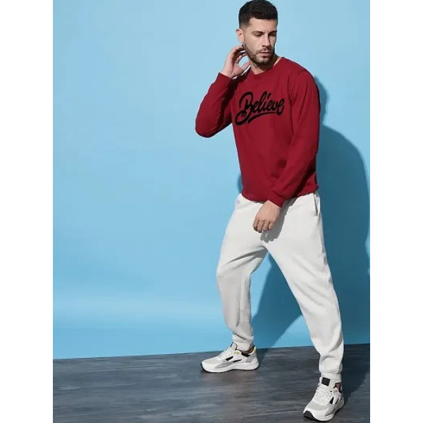 GR-Moyzikh Don't Quit Print Polyester Blend Sweatshirt [Premium Product]