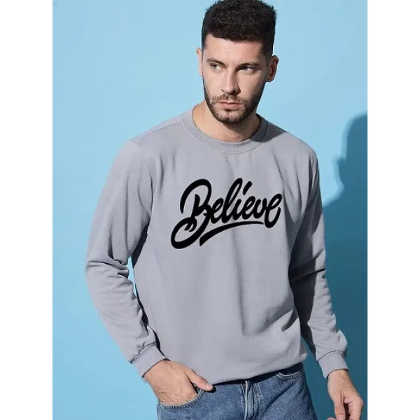 GR-Moyzikh Don't Quit Print Polyester Blend Sweatshirt [Premium Product]