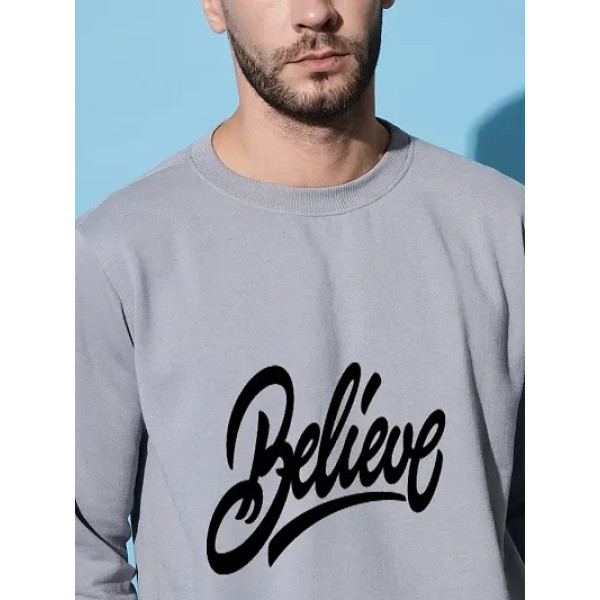 GR-Moyzikh Don't Quit Print Polyester Blend Sweatshirt [Premium Product]