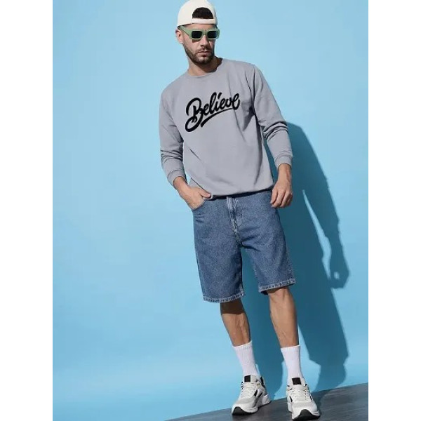 GR-Moyzikh Don't Quit Print Polyester Blend Sweatshirt [Premium Product]