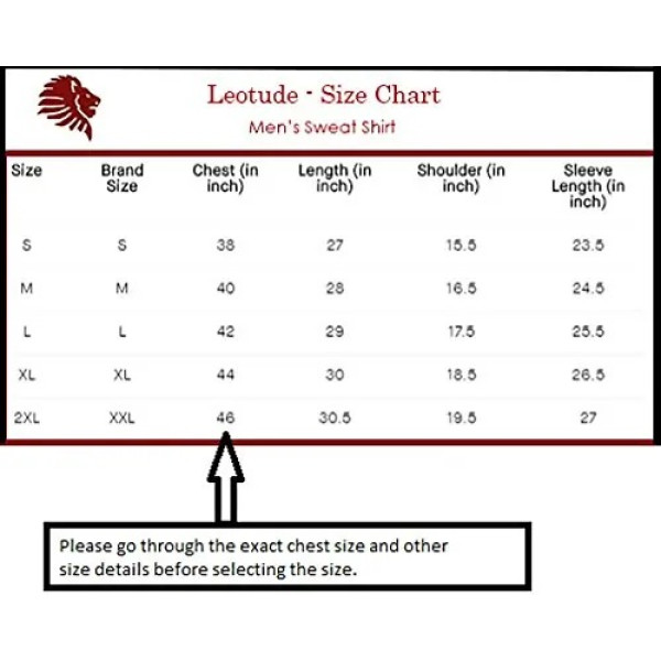 GR-Leotude Men's Fleece Hoodie (Charcoal Grey) [Premium Product]