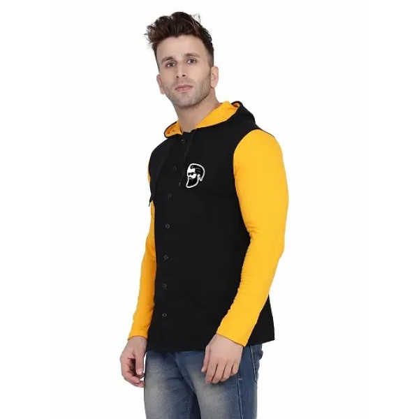 GR-Trendy Multicolor Cotton Blend Hoodies for Men [Premium Product]