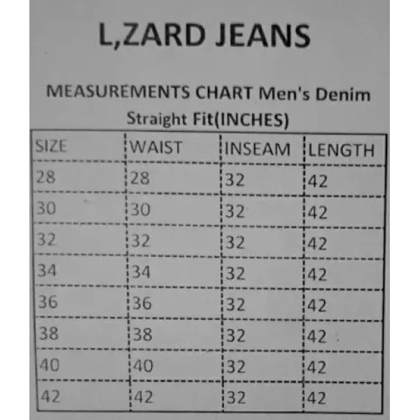 GR-Elevate Your Casual Look: Lzard Denim Jeans for Men [Low Budget Product]