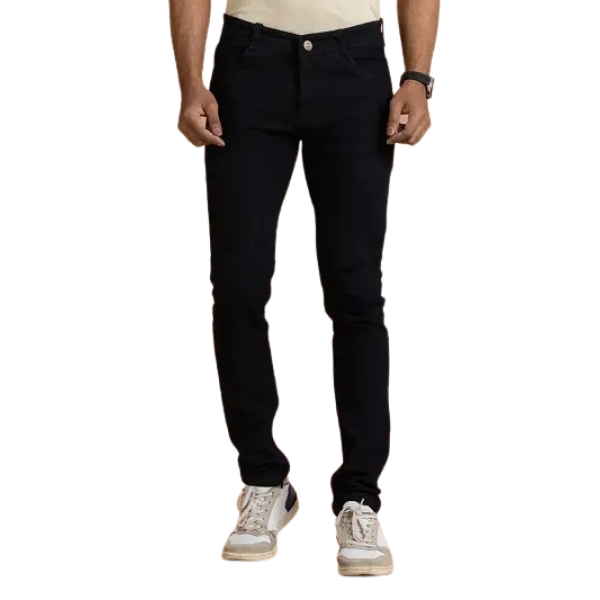 GR-Black Denim Mid Rise Jeans For Men [Low Budget ...