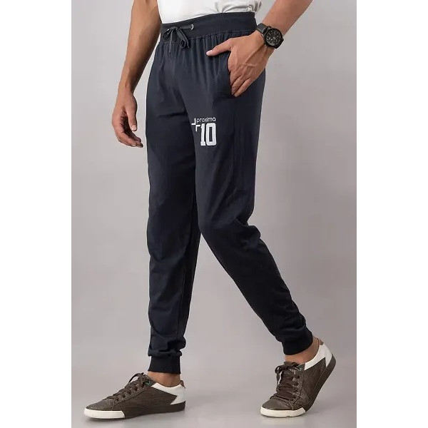 GR-Proxima Men's Solid Regular Fit Track Pants [Low Budget Product]