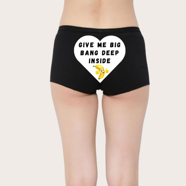 SN-Custom Naughty Quotes Panty for Intimate Moment...