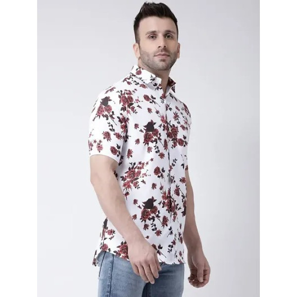 GR-Urban Vogue: Men's Fashionable Cotton Printed Casual Shirt [Premium Product]