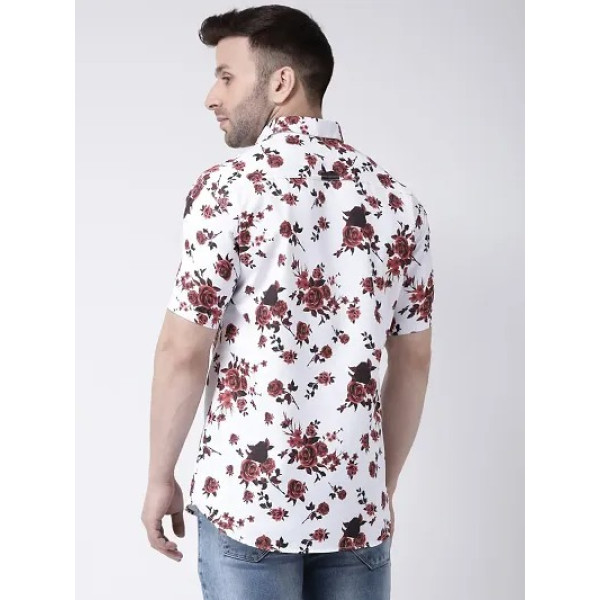 GR-Urban Vogue: Men's Fashionable Cotton Printed Casual Shirt [Premium Product]