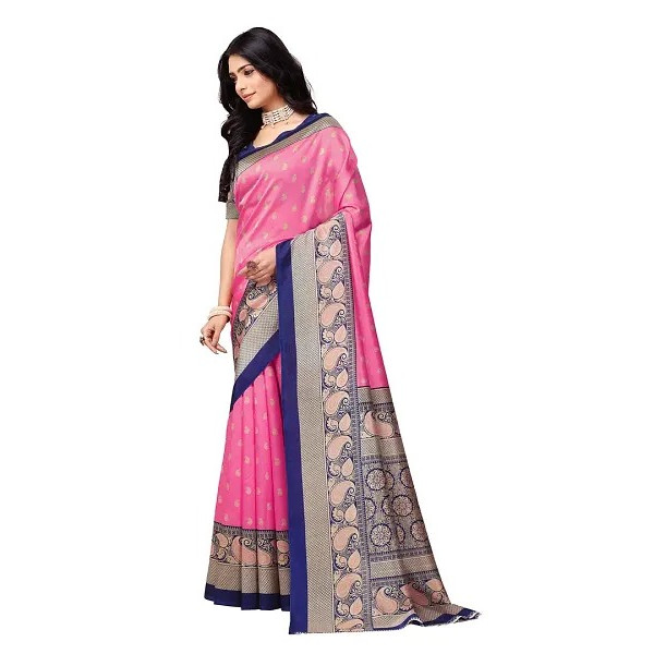 GR-Fashionable Finds: Georgette Printed Saree Ensemble for Women [Low Budget Product]