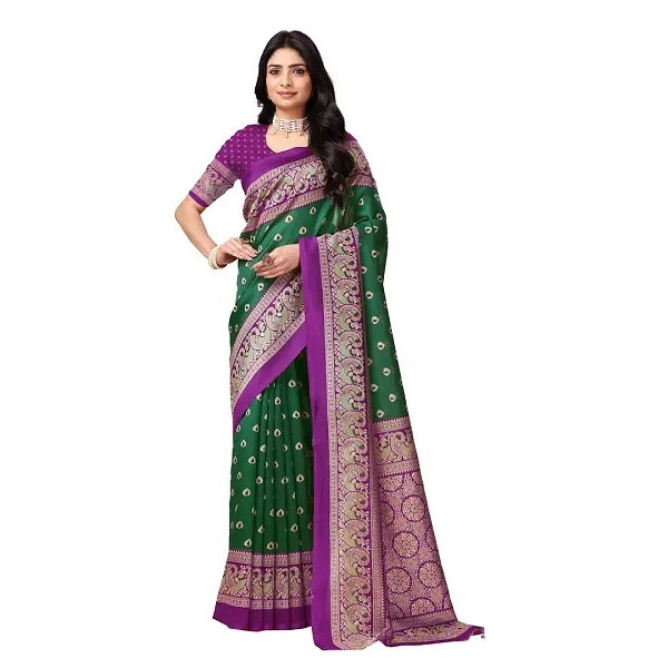 GR-Trendy Georgette Saree: Printed Perfection with...