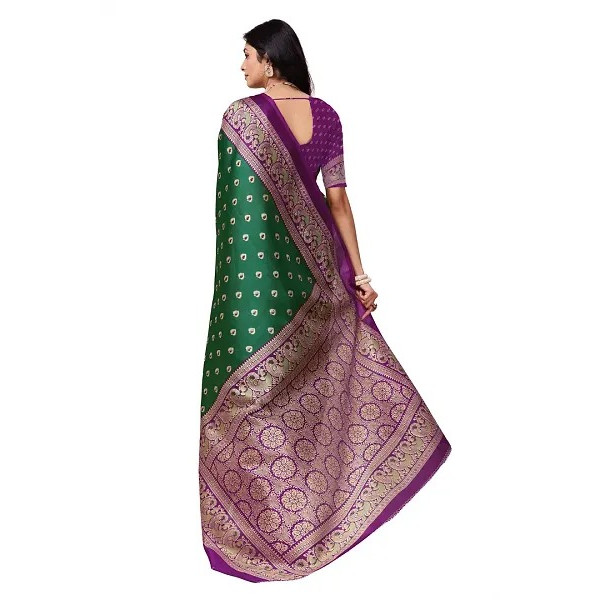 GR-Trendy Georgette Saree: Printed Perfection with Blouse [Low Budget Product]