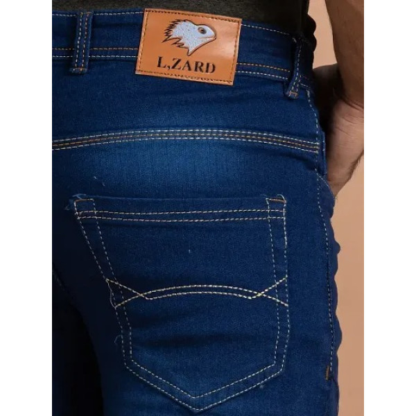 GR-Versatile Elegance: Grey Denim Mid Rise Jeans for Him [Low Budget Product]