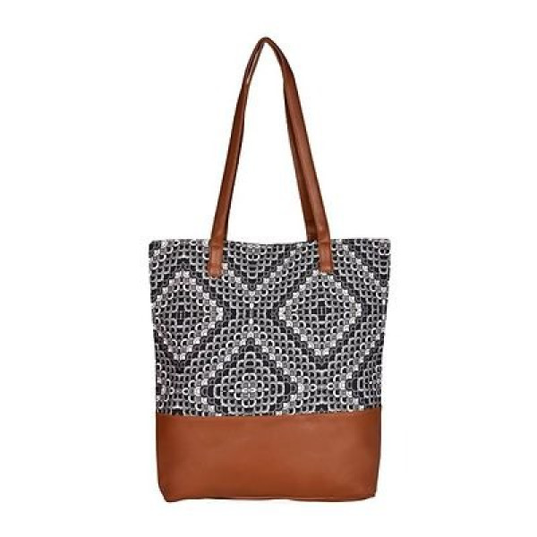 GR-Marissa Printed Canvas Tote Bag For Girls And W...