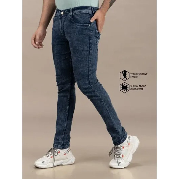 GR-Modern Grey: Mid Rise Denim Jeans for Stylish Men [Low Budget Product]