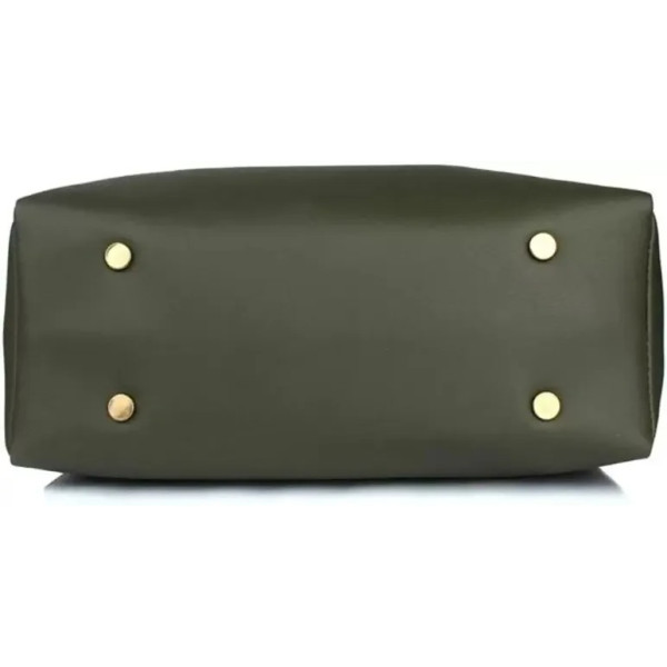 GR-Green Pu Self Pattern Handbags For Women [Low Budget Product]