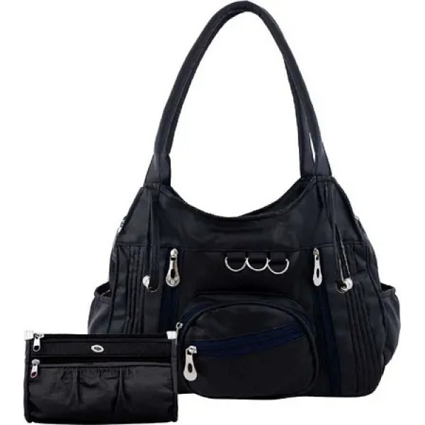 GR-Stylish Artificial Leather Handbag for Women (P...