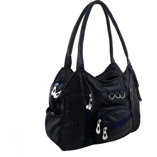 GR-Stylish Artificial Leather Handbag for Women (Pack of 2) [Low Budget Product]