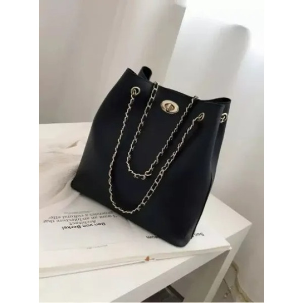 GR-Sapphire Chic: Stylish Women's Blue Shoulder Bag [Low Budget Product]