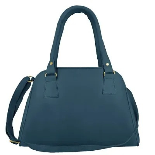 GR-Azure Elegance: Women's Blue Shoulder Bag [Low Budget Product]