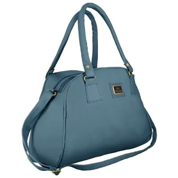 GR-Azure Elegance: Women's Blue Shoulder Bag [Low Budget Product]