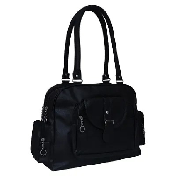 GR-Timeless Elegance: Black Shoulder Bag [Low Budget Product]