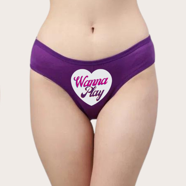 SN-Wanna Play in Style- Heart-themed Custom Panty ...