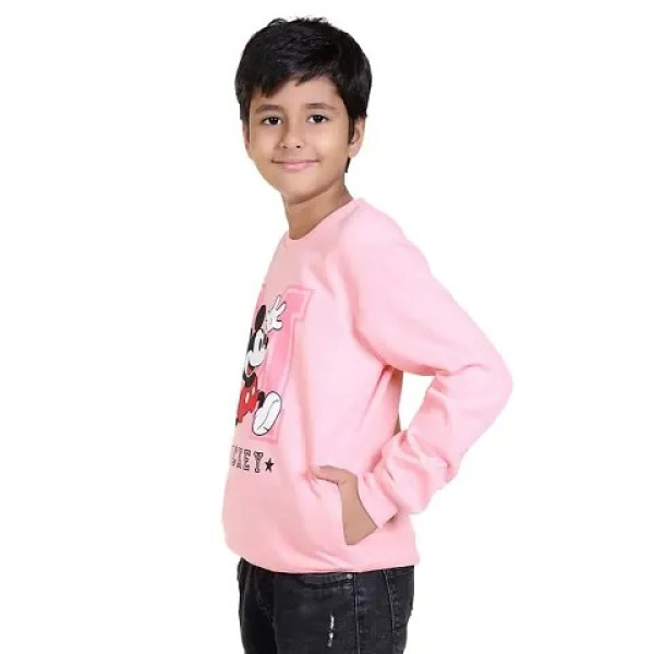 GR-Playful Prints: Winter Ready Round Neck Sweatshirt for Kids [Low Budget Product]