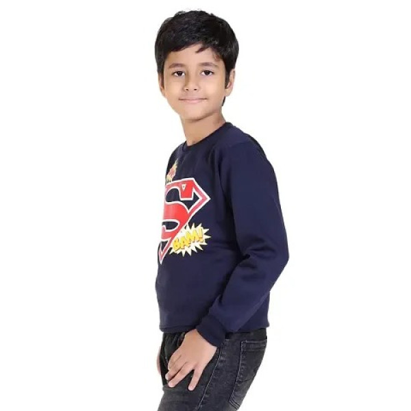 GR-Winter Casual Wear Trendy Printed Round Neck Sweatshirt for Kids [Low Budget Product]