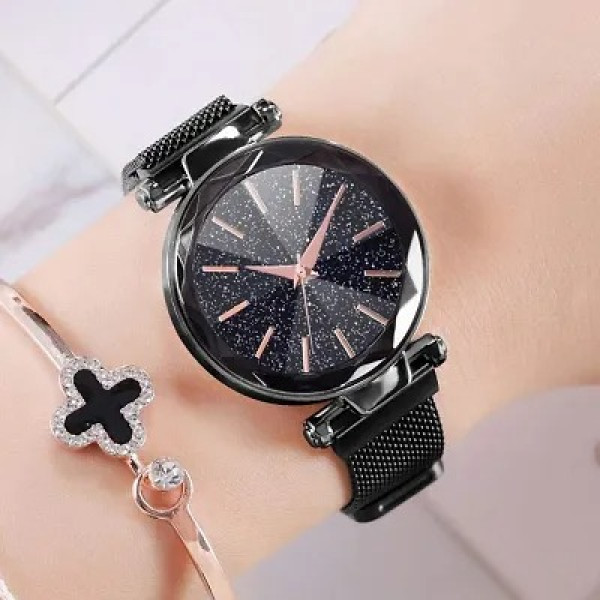 GR-Magnetic Charm: Stylish Strap Watches for Women [Low Budget Product]