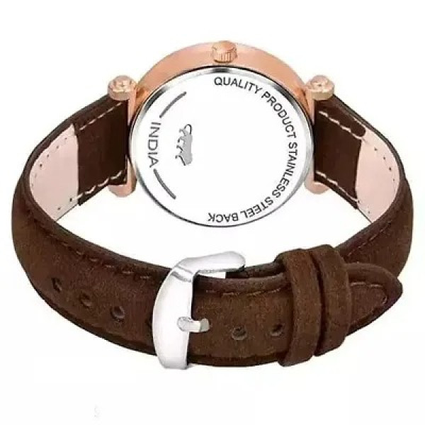 GR-Stylish Synthetic Leather Watches For Women [Low Budget Product]