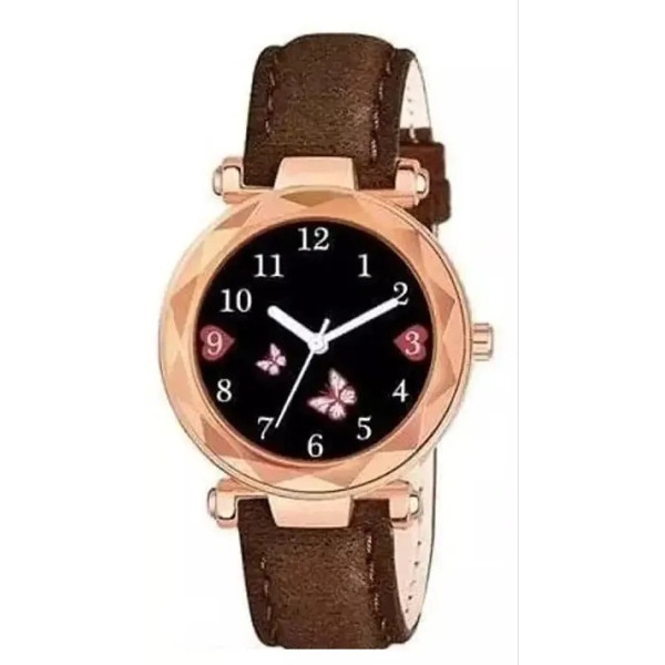 GR-Stylish Synthetic Leather Watches For Women [Lo...