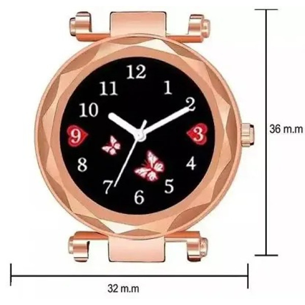 GR-Stylish Synthetic Leather Watches For Women [Low Budget Product]