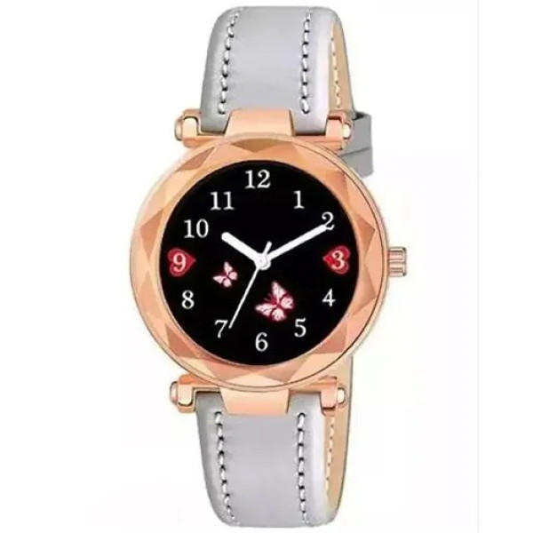 GR-Stylish Synthetic Leather Watches For Women [Lo...