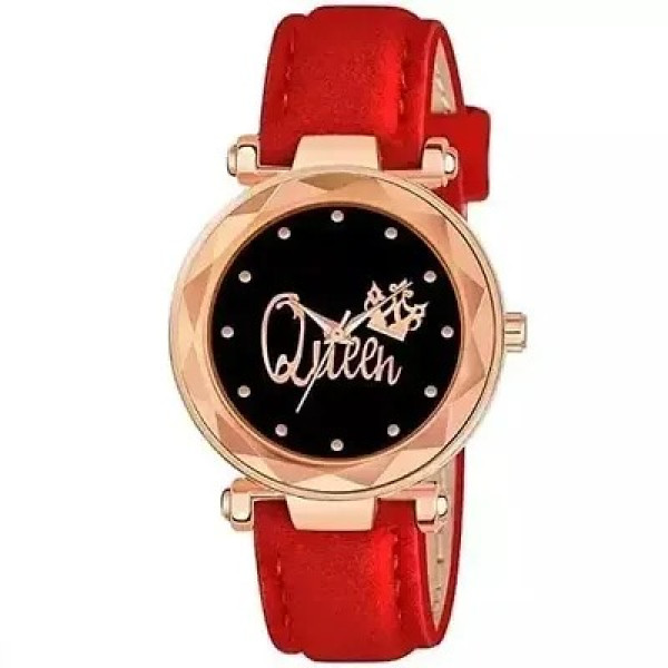 GR-Stylish Synthetic Leather Watches For Women [Lo...